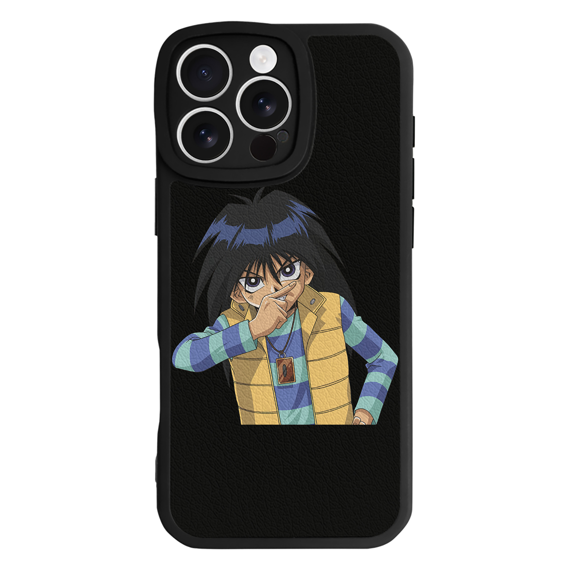 遊☆戯☆王 Yu-Gi-Oh! 【iPhone 16シリーズ対応】シリコンスマホケース（レザー調） 材質：シリコン